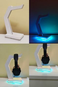 Gaming Headset Stand, headphone stand, gaming decor, RGB Headphone Stand, Led Light Headset Stand, Wooden Headset Stand, Headset Gaming Gifts, Rainbow Effect, Argb led, gaming gift, gift for gaming, headphone hanger, boyfriend gift, RGB led light headset stand Headphones Diy Holder, Woodworking Garage