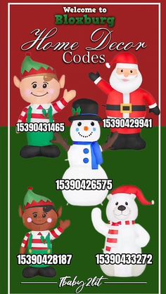 a christmas card with santa claus and snowmen in different colors, sizes and font