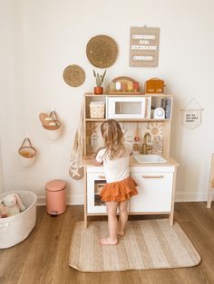 DIY IKEA Duktig Play Kitchen Boho Makeover - Coffee With Summer Ikea Kids Kitchen Makeover, Boho Toddler Room, Ikea Duktig Kitchen, Coffee Table Arrangment, Play Kitchen Makeover, Ikea Kids Kitchen, Toddler Play Kitchen, Hype Beast Bedroom, Ikea Play