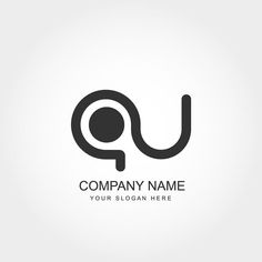 letter q logo design with black color on white background