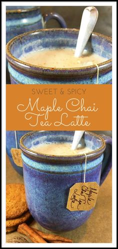 sweet and spicy maple chai tea latte is an easy way to start the day off right