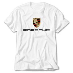 Nowadays, there is a huge trend to personalize t-shirts with different types of prints. Various companies offer printing t-shirts, hoodies and sweatshirts that are customised. Porsche Tshirt, Pink Porsche, Car Clothing, Bmw M1, Car Apparel, Hoodies And Sweatshirts, Racing Shirts, Black Edition, Porsche Logo