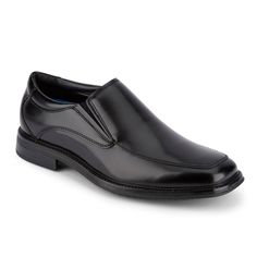 No matter where your work takes you, these slip-resistant Dockers loafers will keep you looking and feeling your best. Designed for real life, these men’s dress shoes have slip-resistant safety outsoles and memory foam insoles to give you long-lasting comfort and promote good foot health. The stain-resistant, polished man-made uppers and classic design will add a touch of refinement and class to your look on any occasion. Mens Dress Loafers, Polished Man, Loafer Shoe, Shoe Warehouse, Dockers Men, Dress Loafers, Dress Slip, Shoe Black, Rubber Shoes