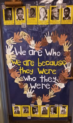 we are who we are because they were two they were one poster on the door