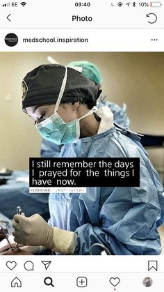 a person in scrubs writing on a piece of paper with the caption, i still remember the days i have for the things i have now