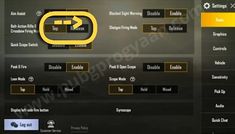 an image of a computer screen showing the settings for different types of computers and webpages