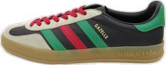 Adidas X Gucci, Adidas X, Adidas Gazelle, Sneakers Black, Low Cut, Adidas, Gucci, Sneakers, Green