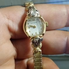 Vintage 14k Gold Ladies Watch Vintage Engraved Yellow Gold Watch Accessories, Classic Hallmarked Yellow Gold Jewelry And Watches, Vintage Yellow Gold Collectible Jewelry And Watches, Vintage Yellow Gold Watch With Jubilee Bracelet, Vintage Gold Hallmarked Jewelry And Watches, Vintage Watches Women, Diy Money, Vintage Watches, Womens Watches