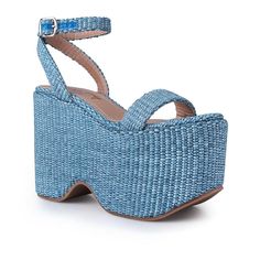 Justine Trendy Round Toe Wedge Sandals, Trendy Synthetic Round Toe Heels, Trendy Heels With Heel Strap, Eva High Heel Sandals, Trendy Synthetic Wedge Heels, High Heel Eva Sandals, Trendy Leather Platform Heels, Modern Eva Sandals, Trendy Sandals With Heel Strap And Eva Material