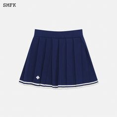 SMFK Compass Academy Navy Cashmere Pleated Skirt -Do not machine wash -Do not soak for a long time Size Chart ( in CM ) Waist Length S 58 35.5 M 62 36.5 L 66 37.5 Material: 100% Cotton Navy Pleated Skort, Navy Cotton Lined Skirt, Navy Skirted Skort, Navy Lined Skirted Skort, Navy Skirted Skort With Lined Skirt, Navy Cotton Skirt, Navy Skirt For School In Spring, Waist Length, Compass