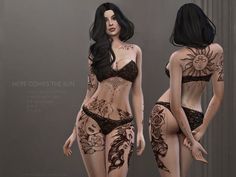 3d Karakter, Full Body Tattoo, By Any Means Necessary, Sims 4 Collections, Here Comes The Sun