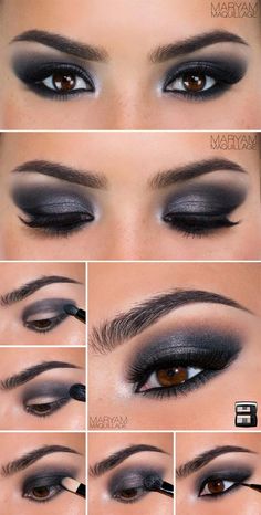 Bridal Makeup Glitter, Make Up Tips And Tricks, Bridal Eyeshadow, Bridal Makeup For Brown Eyes, Wedding Blonde, Classic Smokey Eye, Dramatic Bridal Makeup, Smokey Eyes Tutorial, Bridal Makeup For Blondes