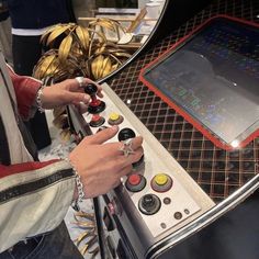 a person playing an interactive game on a table