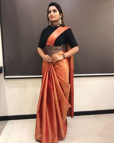 Draping Styles, Saree With Belt, Photo Stills, Saree Blouse Neck Designs, Saree Draping