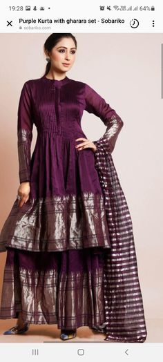 Salvar Suit New Design, Long Salwar, Suit Indian, Kurta Top, Ladies Suits, Indian Kurti, Suit Salwar, Long Gown Design, Kameez Designs