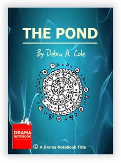 the pond book cover with an image of a circular object in blue and white colors