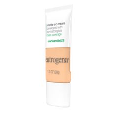 Get a flawless looking complexion with Neutrogena Clear Coverage Flawless Matte CC Cream. Available in 34 natural-looking shades, this color correcting cream makeup from a dermatologist recommended brand provides full, matte coverage, designed to mask imperfections and even skin tone. The mattifying foundation was developed with dermatologists for acne prone skin and is formulated with niacinamide (b3) and is hypoallergenic, free of oil, fragrance, parabens, and phthalates. This breathable formu Skin Tone Hair Color, Color Correcting Cream, Medium Hair Color, Combo Skin, Color Correcting, Cream Makeup, Skin Imperfection, Dermatologist Recommended, Cc Cream