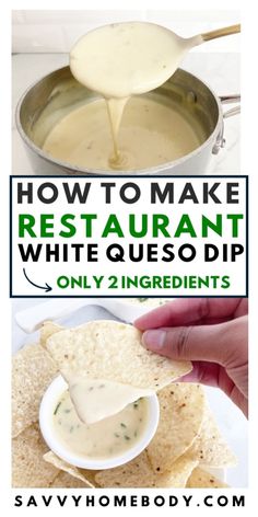 how to make restaurant white quesadilla dip