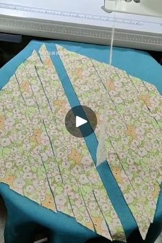 a video demonstrating how to sew an umbrella with the help of a sewing machine