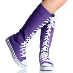 Scene Shoes, Whimsical Shoes, Converse Boots, Shoes Skate, Sneakers Purple, Purple Boots, Sneakers Jordans, Skater Punk, Purple Canvas