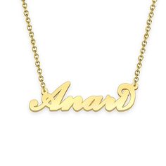 Anari name necklace Gold Custom Necklace, Personalized Gifts For Her 
								Add something extra special to your jewelry box with Name Necklace Official engravable necklaces.
								The Anari's 14k gold name necklace is best gifts for Anari. Name Necklace Official provides affordable engravable jewelry that won't 
								break the bank. In addition, these pieces make for very thoughtful and appreciated gifts for friends and family. 
								And whether valentine's day gifts, mother's day gift Engravable Jewelry, Name Necklace Gold, Gold Name Necklace, Personalized Gifts For Her, Engraved Jewelry, Gifts Birthday, Engraved Necklace, Necklace Personalized, Gifts Wedding