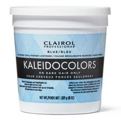 Clairol Kaleidocolors Powder Lightener puts the quick-and-easy into highlighting and all special effects techniques. Create cool or warm tonality as you lighten. Lightens and tones in only 10 minutes. Lightens up to 5 levels and adds neutral/beige tones. Enriched with moisturizing aloe vera. Ideal for dark brown to light blonde hair. Ideal for dark brown to light blonde hair Lightens and tones in one easy step Enriched with moisturizing aloe vera Gives healthy-looking highlights Works within 10 Olaplex How To Use, Wella Color Charm Toner, Olaplex Products, Wella Toner, Porous Hair, Brassy Hair, Wella Color Charm, Light Blonde Hair, Light Ash Blonde