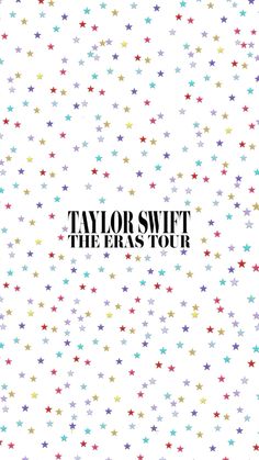 taylor swift the stars you're album cover with multicolored stars on white background