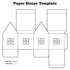 paper house template for kids to make