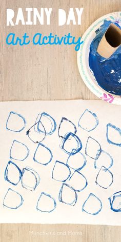 an art activity for kids to do on rainy day