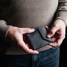 Great idea for a Christmas or New Year gift for father, boyfriend, husband, best friend! Forget about all wallets you've had. This minimalist money clip wallet not only easy to use, it's also very functional. You can use our leather wallet to carry cash, bank notes, coins.  It's a perfect personalized unisex gift for any occasion, best friend's present or birthday present, Father's Day gift, Groomsmen gift, gift for your boss, colleague, husband, boyfriend, brother. FEATURES: - Magnet clasp - Fo Father's Day Bifold Wallet, Father's Day Rfid Blocking Wallet, Classic Trifold Wallet For Father's Day And Everyday Use, Rfid Blocking Wallets For Father's Day, Classic Trifold Wallet For Everyday Use And Father's Day, Bifold Wallet With Rfid Blocking For Father's Day, Rfid Blocking Bifold Wallet For Father's Day, Cash Envelope Wallet, Gifts For Your Boss