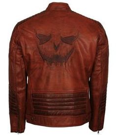 Batman The Killing Joke, Brown Cosplay, Leather Jacket Men Style, Womens Biker Jacket, Distressed Jacket, Men's Leather Jacket, Real Leather Jacket, Motorcycle Leather, Biker Leather