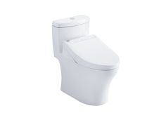 Elongated. Floor Mounted. 1.28 gallons per flush. Vitreous China. CEFIONTECT® ceramic glaze minimizes waste from sticking to porous ceramic surfaces. Completely skirted design for a sleek and understated look that’s easier to clean. Quiet Flush. TOTO Cotton Dual Flush Elongated Standard Height Bidet 12-in Rough-In Watersense Labeled 1.28 GPF in White | MW6463084CEMFGN-01 Ceramic Glaze, Bidet Toilet, Glaze, Sleek, Flooring, China, White, Design