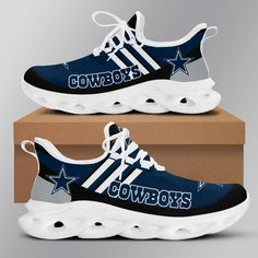 Lightweight construction with breathable mesh fabric provides a comfortable and flawless fit. Shoe Crocs, Dallas Cowboys Shoes, Cow Shoes, Soccer Theme, Cowboys Nation, Expressive Fashion, White Sneakers Women, Theme Parties, Classic Silhouette