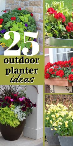 the 25 best outdoor planter ideas for your front porch or patio in just 15 minutes