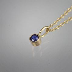 Sapphire Drop Necklace in 14k Yellow Gold by LaineBenthalldesigns, $295.00 Everyday Yellow Gold Birthstone Necklace With Round Pendant, Everyday Yellow Gold Birthstone Necklace, Gold Faceted Birthstone Necklace In 14k Gold, 14k Yellow Gold Faceted Birthstone Necklace, Yellow Gold Faceted Round Pendant Necklace, Faceted Yellow Gold Round Pendant Necklace, Everyday Gold Faceted Birthstone Necklace, Everyday Round Yellow Gold Birthstone Necklace, Birthstone Jewelry Mothers