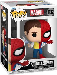 Every hero has an alter ego! Welcome both sides of your favorite web-slinging hero to your lineup by adding Pop! Peter Parker/Spider-Man to your Marvel Comics collection. Man Spider, Marvel Collectibles, Disney Pop, Pop Marvel, Mini Figurine, Spider Gwen, Ms Marvel, Marvel 3