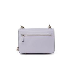 Brand: Guess Gender: Women Type: Bags Season: Spring/Summer PRODUCT DETAIL • Color: liliac • Pattern: plain • Fastening: with clip • Size (cm): 15x22.5x7.5 • Details: -handbag -with shoulder strap COMPOSITION AND MATERIAL • Composition: -100% polyurethane Travel Clutch Shoulder Bag With Silver-tone Hardware, Everyday Use Clutch Shoulder Bag With Silver-tone Hardware, Travel Satchel Box Bag With Silver-tone Hardware, Chic Daily Flap Bag With Silver-tone Hardware, Daily Use Crossbody Flap Bag With Silver-tone Hardware, Everyday Clutch Bag With Metal Hardware, Chic Flap Bag With Silver-tone Hardware For Daily Use, Crossbody Flap Bag With Silver-tone Hardware For Daily Use, Purple Top Handle Box Bag For Travel