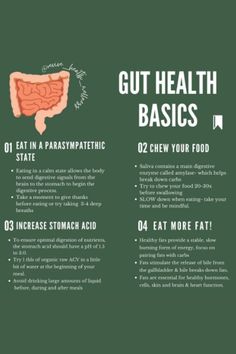 Some Important Basics To Know About Gut Health... Health Knowledge, Holistic Nutrition, Healthy Digestion, Health Info