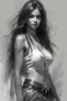 Tomboy Art, Female Artwork, Nice Women, Human Figure Drawing, Beautiful Sketches, Female Character Concept, Female Art Painting, Feminine Art, Fashion Photography Poses