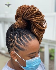 Front Braid Hairstyle, Front Braid, Hair And Skin Vitamins, High Pony, Loc Hairstyles