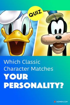 an image of cartoon characters with the title which classic character matches your personality? quiz