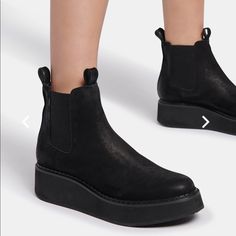 Size Info True To Size. Details Pull 'Em On And Go. Iconic Chelsea Boot Styling Meets Its Match With This Chunky Platform Sole, Creating A Comfy-Yet-Edgy Look We Can't Get Enough Of. 100% Leather Upper 100% Rubber Outsole Pu Sock 4.72in Shaft Height 7.8in Leg Circumference 1.96in Platform No Original Box (Accidentally Tossed When Moving) - But Boots Are Brand New With Plastic Wrap And Never Worn. Boot Styling, Plastic Wrap, Chunky Platform, Edgy Look, Chelsea Boot, Bootie, Chelsea Boots, Bootie Boots, Chelsea