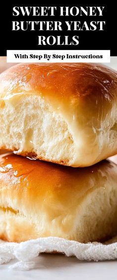 Image for Sweet Honey Butter Yeast Rolls Honey Milk Dinner Rolls, Fluffy Thanksgiving Rolls, Best Easy Yeast Rolls, Salted Honey Dinner Rolls, Honey Butter Rolls Recipe, Rolls With Honey Butter, Buttery Yeast Rolls Recipe, The Best Dinner Rolls Ever, Honey Butter Yeast Rolls