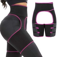 Unisex Kimi Thigh Shapewear 100% Neoprene Slim Thigh Trimmer Arm Shapers Slender Slimming Belt Neoprene Sweat Shapewear Toned Muscles Band Thigh Slimmer Wrap Material: Neoprene Item Type: Shapers Thickness: Thick Control Level: Firm Decoration: None Shapewear: Waist Cinchers It Has The Logo Written On It Size Measurement M/L Waist 40" - 48" / Length 4" Thigh 26" - 31" / Length 7" Arm 16" - 22" /Length 6" Xl/2xl Waist 50" - 58" / Length 5" Thigh 34" - 40" / Length 7.5" Arm 18" - 25" / Length 6.5" Pink Bottoms With Built-in Shorts Above Knee, Fitted Pink Shapewear Bottoms, Pink High-cut Leg Sports Bottoms, High Waist High Stretch Pink Shorts, High-waist High-stretch Pink Shorts, Pink High-waist High-stretch Shorts, Fitted Pink Bottoms With Waistband, Pink Mid-thigh Gym Bottoms, Pink Thigh-high Bottoms