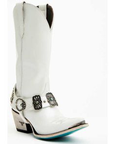 Lane Women's Silver Mesa Western Booties - Snip Toe - Country Outfitter Womens Ariat Boots, Clear Boots, Boots Country, Justin Boots Womens, White Cowboy Boots, Womens Cowgirl Boots, Bridal Boots, Twisted X Boots, Womens Work Boots