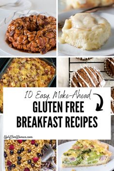 10 easy make - ahead gluten free breakfast recipes