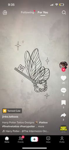 an image of a tattoo design on the app