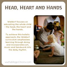 an advertisement for the children's heart and hands program