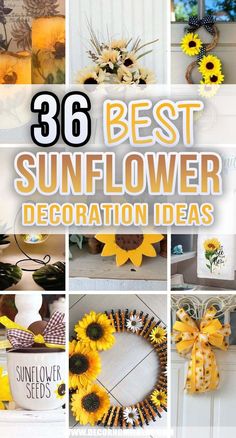 the best sunflower decoration ideas