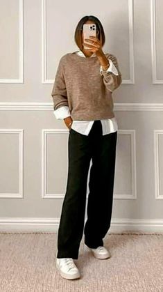 Mode Over 50, Black Jeans Outfit, Outfit Jeans, Mode Casual, 가을 패션, Work Outfits Women